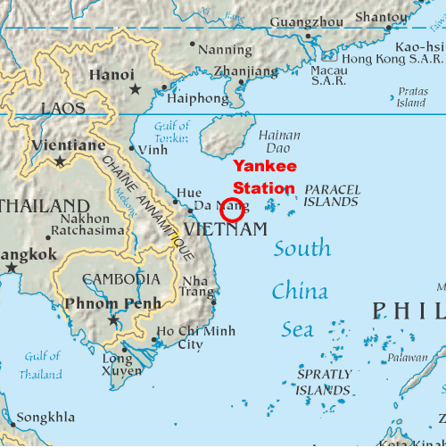 Yankee Station in the Gulf of Tonkin